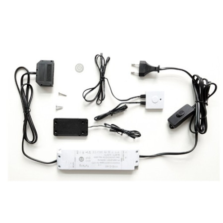 Dimm & Touchschalter mit 12-Fach Verteiler komplettes Anschluss-Set