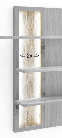 LED Band 100 cm 2-er Set inkl Trafo und Zuleitung