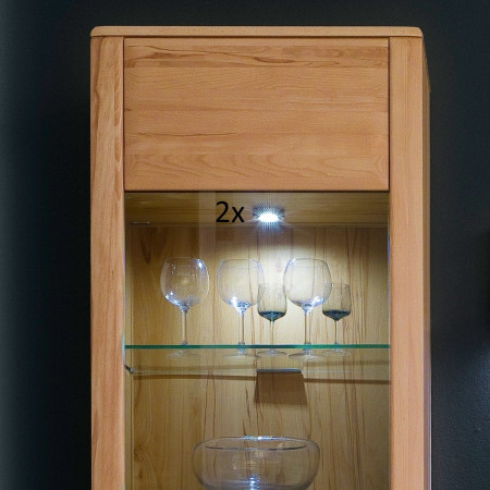 BELEUCHTUNG LED Power Spot weiß 2-er inkl Trafo und Zuleitung