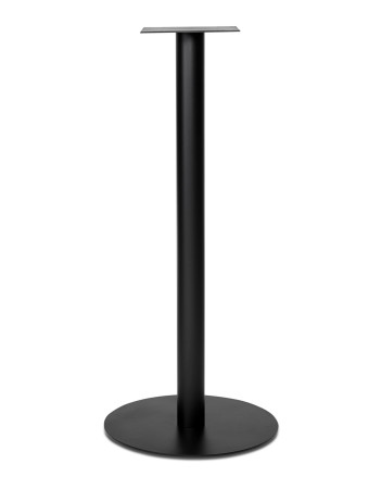 Stehtischgestell aus Stahl schwarz 106 cm hoch rund NAPOLI