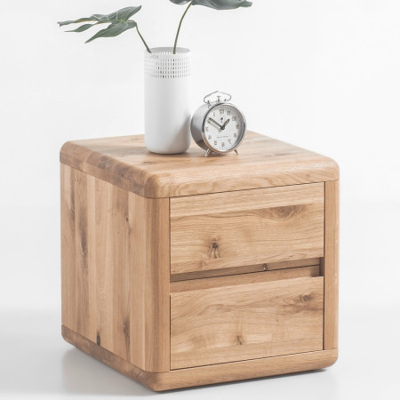 Nachtkommode Wildeiche massiv VERONA 