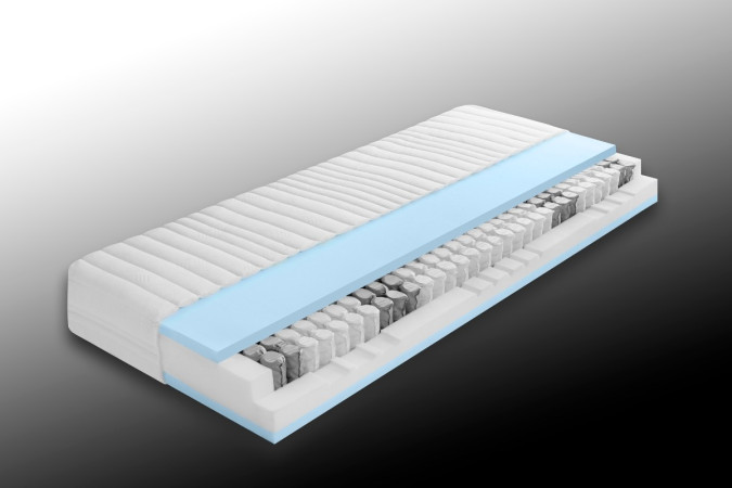 ANDAL 7-Zonen Taschenfederkern Matratze, Höhe 19 cm in H2 oder H3