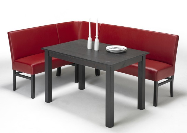 Eckbank aus Kunstleder Beine aus Buche oder Eiche Farben wählbar SOPHIE