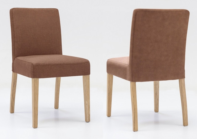 Esszimmerstuhl aus Microfaser Beine aus Buche oder Eiche Farben wählbar ALFO