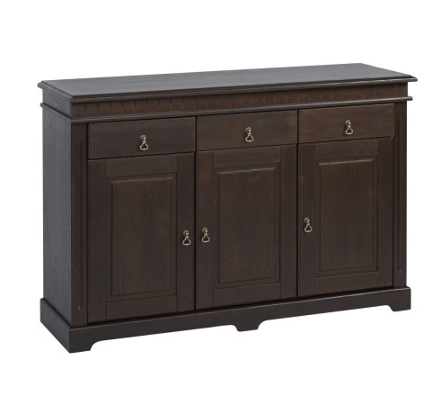 CORDOBA Sideboard 3-trg. Kiefer massiv kolonial lackiert