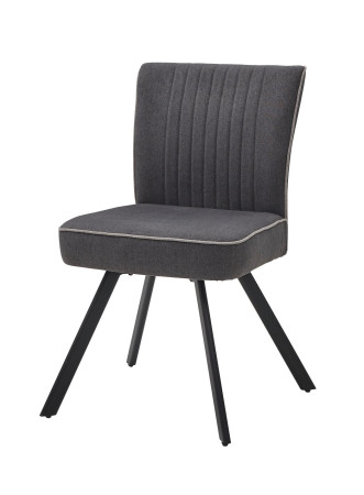 Esszimmerstuhl grau mit Steppung und Griff Veneto