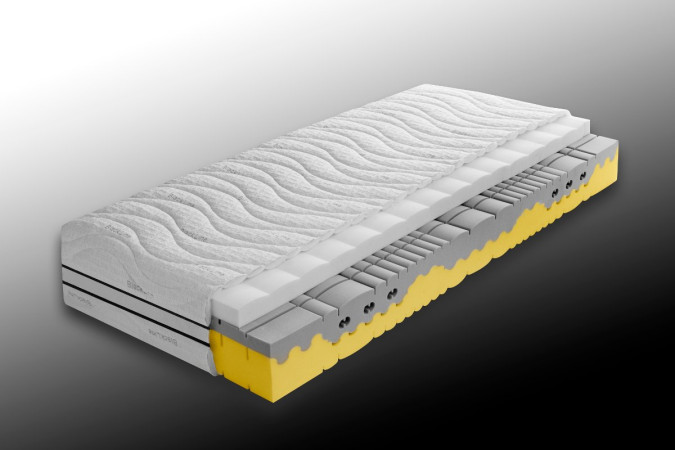 GARDO-VISCO 7-Zonen Visco-Kaltschaum-Matratze 140x200 Höhe 27 cm H3