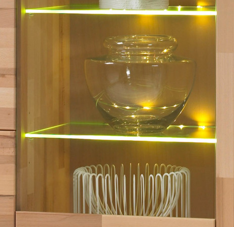 LED Glasboden Beleuchtung mit Farbwechsellicht 4-er Set mit Trafo