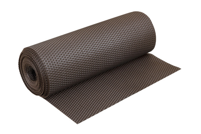 Sichtschutzmatte Polyrattan 100cm Meterware dunkelbraun