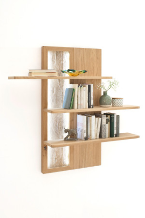 Wandregal Eiche bianco 121 cm Santori von MCA Furniture