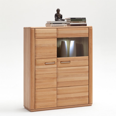 Highboard Kernbuche teilmassiv links Sanremo