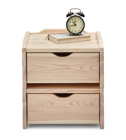 SYLT stapelbare Nachtkommoden aus Kiefer natur