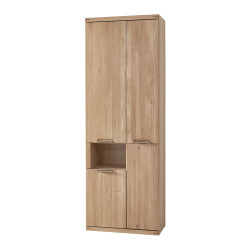 Flurschrank aus Eiche bianco teilmassiv 3-türig