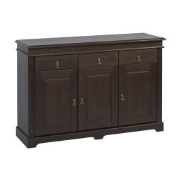 CORDOBA Sideboard 3-trg. Kiefer massiv kolonial lackiert