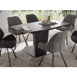 Esstisch Keramik ausziehbar 120-160x85 cm FERRARA