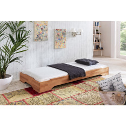 JUIST Stapelbett 90x200 Gästebett Kernbuche massiv geölt