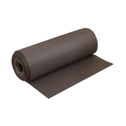 Sichtschutzmatte Polyrattan 100cm Meterware dunkelbraun