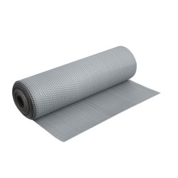 Sichtschutzmatte Polyrattan 100cm Meterware hellgrau