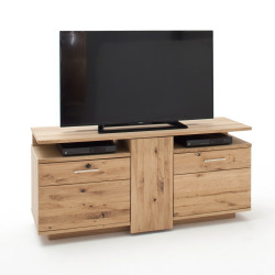 TV-Lowboard Eiche bianco 150 cm 3-türig Santa Fe