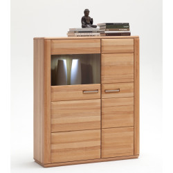 Highboard Kernbuche teilmassiv rechts Sanremo