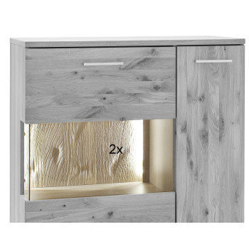 LED Band 30 cm 2er Set inkl Trafo und Zuleitung