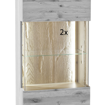 LED Band 60 cm 2-er Set inkl Trafo und Zuleitung