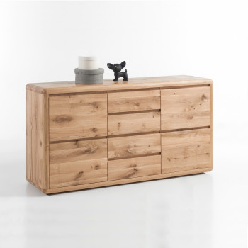 Sideboard 140 cm Wildeiche massiv Verona