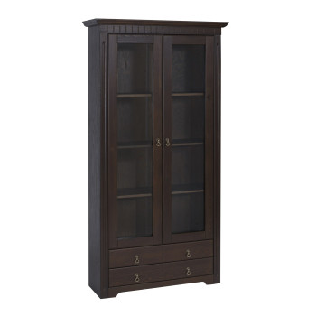 Vitrinenschrank Kolonialstil Kiefer massiv Cordoba