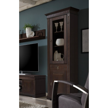 Vitrine kolonial Kiefer massiv rechts Cordoba