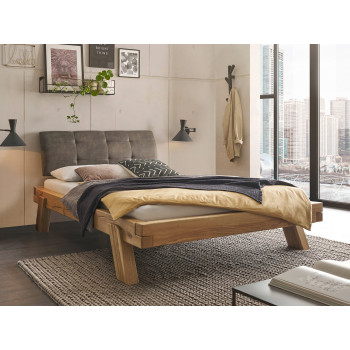 Balkenbett Eiche massiv 140x200 NI140