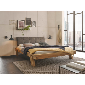 Balkenbett Eiche massiv 180x200 NI180