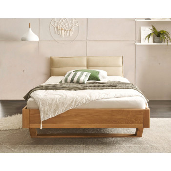 Schwebebett 140x200 Eiche massiv TJ140