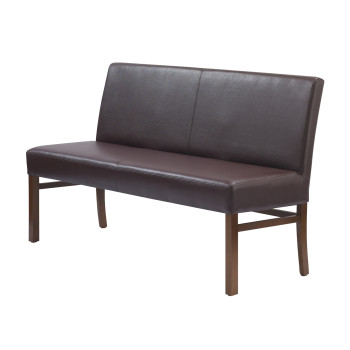 Sitzbank aus Kunstleder 90 cm mit Holzgestell Sophie
