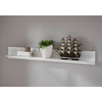 Wandboard 150x20 cm weiß Pinie WALES