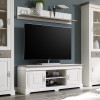 TV-Lowboard 144 cm mit Wandboard weiß Kiefer massiv CORDOBA