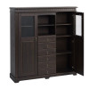 CORDOBA Highboard 2-trg. Kommode Kiefer massiv kolonial lackiert