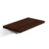 Wandboard 120 cm massive Buche, wenge braun SOLINA 