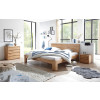 Bett 200x200 Wildeiche massiv VERONA