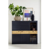 Highboard 135 cm anthrazit + Wildeiche TL3100
