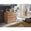 Kommode mit 4 Schubladen Kernbuche massiv VERONA 