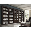 CORDOBA Regal Vitrine Bibliothek Kiefer massiv kolonial lackiert