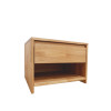FLORENZ Nachtschrank mit 1 Schublade aus massiver geölter Wildeiche
