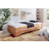 JUIST Stapelbett 100x200 Gästebett Kernbuche + Matratze Ester H3