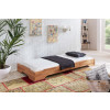 JUIST Stapelbett Gästebett Bett 90x200 Kernbuche geölt + Matratze ESTER H3