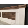 Doppelbett 160x200 Pinie teilmassiv weiß terra gewischt Laguna