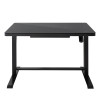 Schreibtisch schwarz elektrisch höhenverstellbar 120x60 cm LIFT4HOME