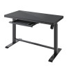Schreibtisch schwarz elektrisch höhenverstellbar 120x60 cm LIFT4HOME