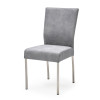 Esszimmerstuhl aus Stoff Farbe wählbar Beine aus Edelstahl QIARA