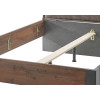 Schlafzimmer Set 4-teilig Bett 140x200 mit Polsterkopfteil used-look QUEENS Nr. 2