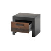 Nachtkommode 55x45 cm mit 1x Schublade used-look QUEENS